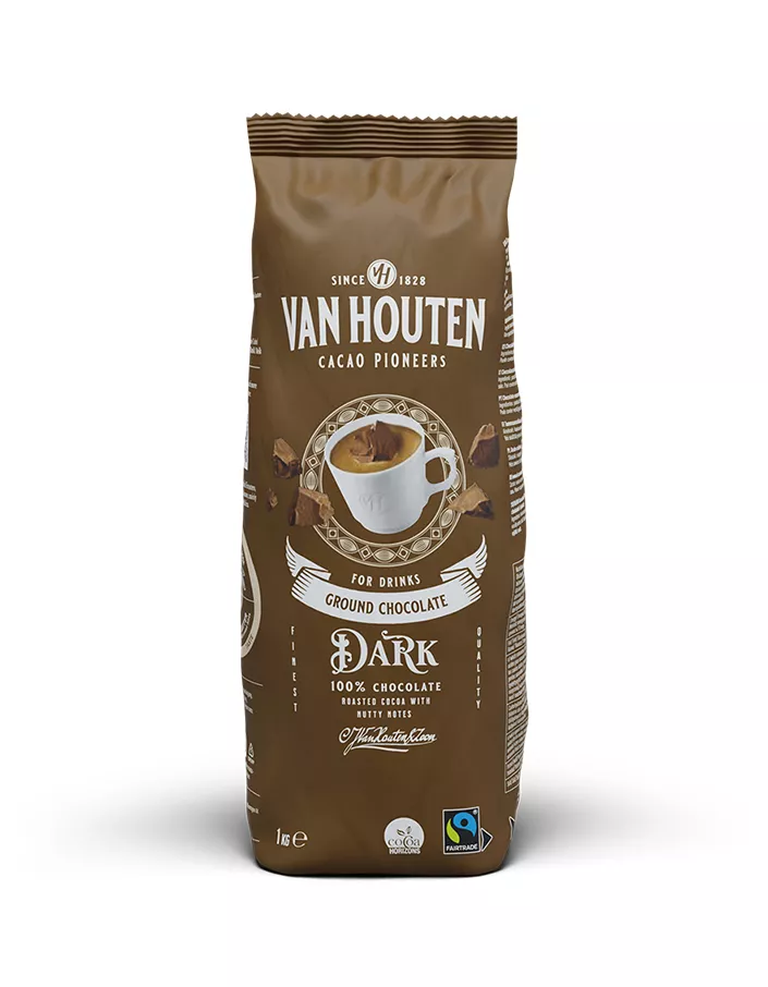 Горячий шоколад Van Houten Ground Dark (1 кг)