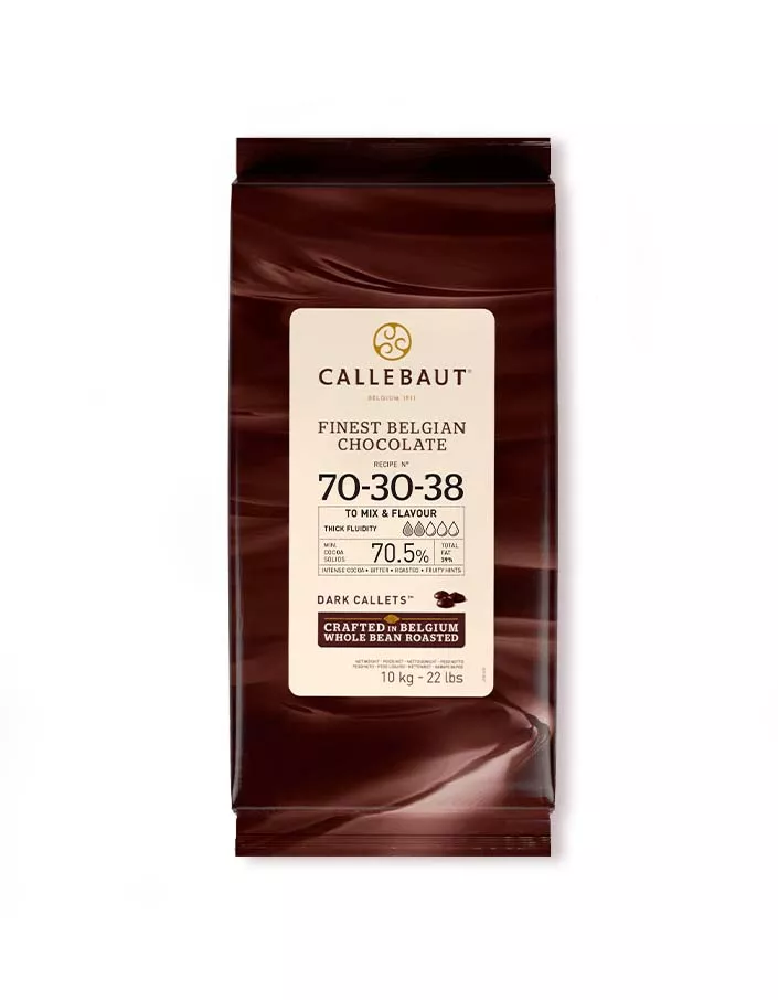 Шоколад горький 70,5% Callebaut 70-30-38 (10 кг)