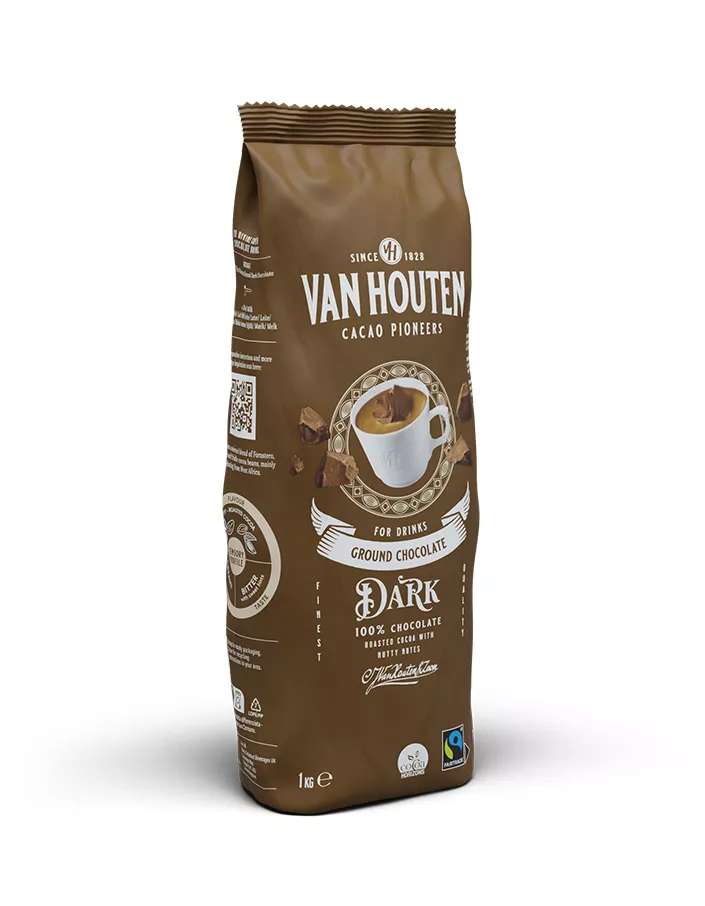 Горячий шоколад Van Houten Ground Dark (1 кг)