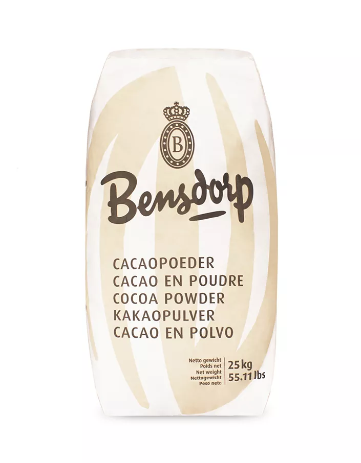 Обезжиренный какао порошок Bensdorp 1% (22,68 кг)