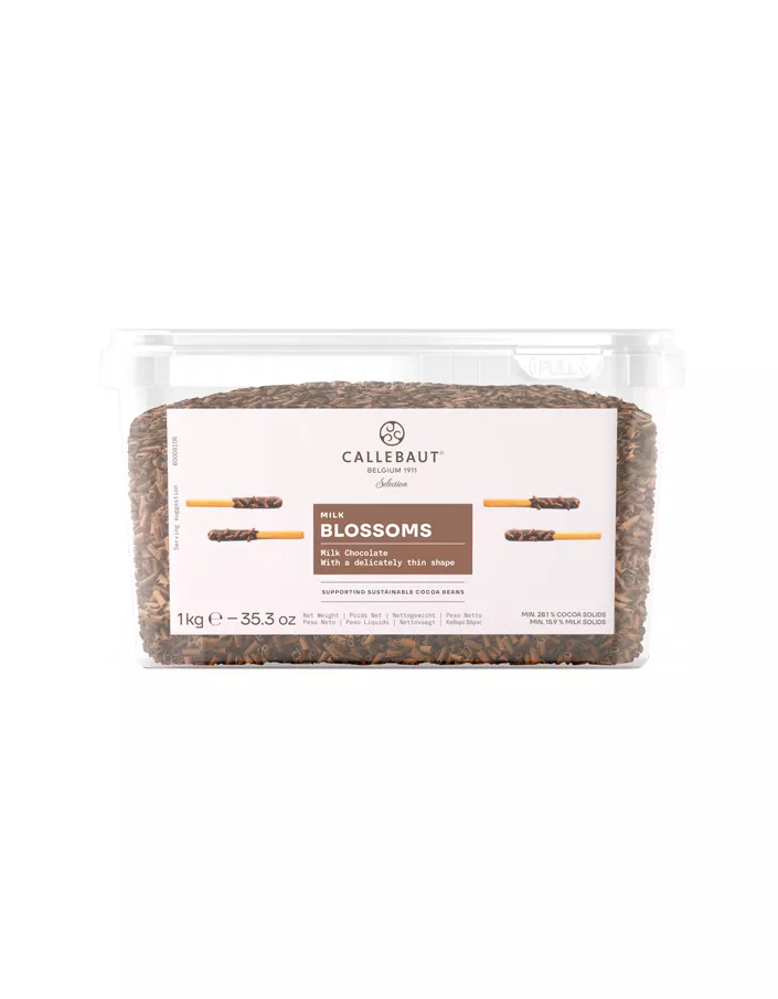 Шоколадные завитки Blossoms Milk Callebaut (1 кг)