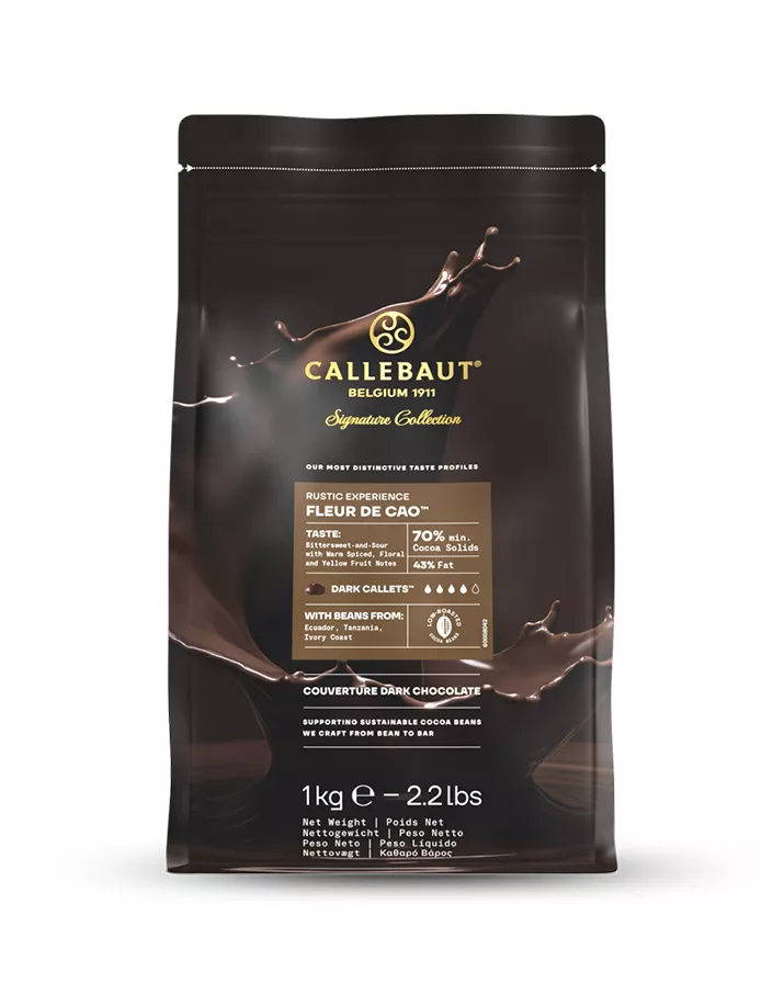 Шоколад темный Fleur de Cao Signature Collection 70% Callebaut (1 кг)