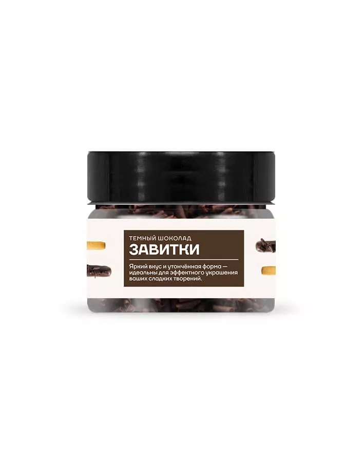 Шоколадные завитки Blossoms Dark Callebaut (40 г)