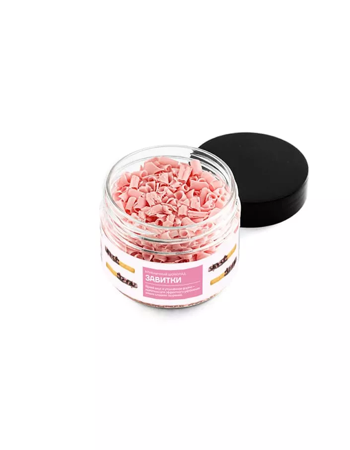 Шоколадные завитки Blossoms Strawberry Callebaut (40 г)