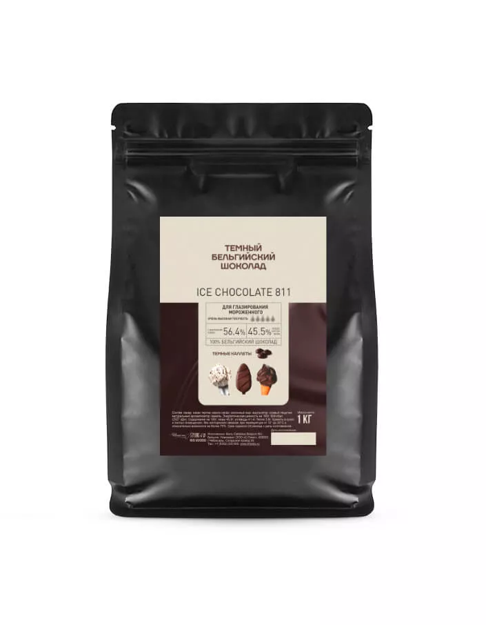 Шоколад темный Ice Chocolate Dark 1 кг