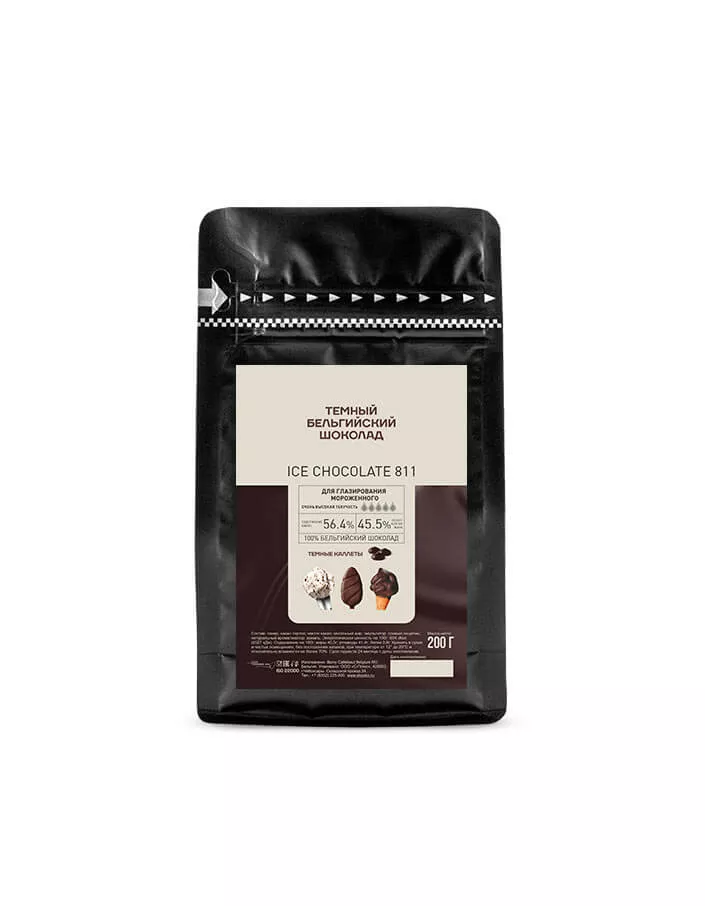 Шоколад темный Ice Chocolate Dark 0,2 кг