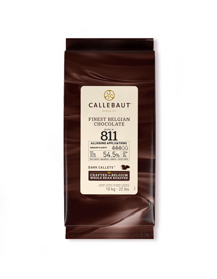 Шоколад темный 54,5% Callebaut 811 (10 кг)