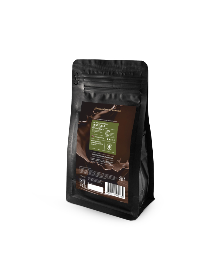 Шоколад темный Botanical Venezuela Signature Collection 72% Callebaut (0,2 кг)