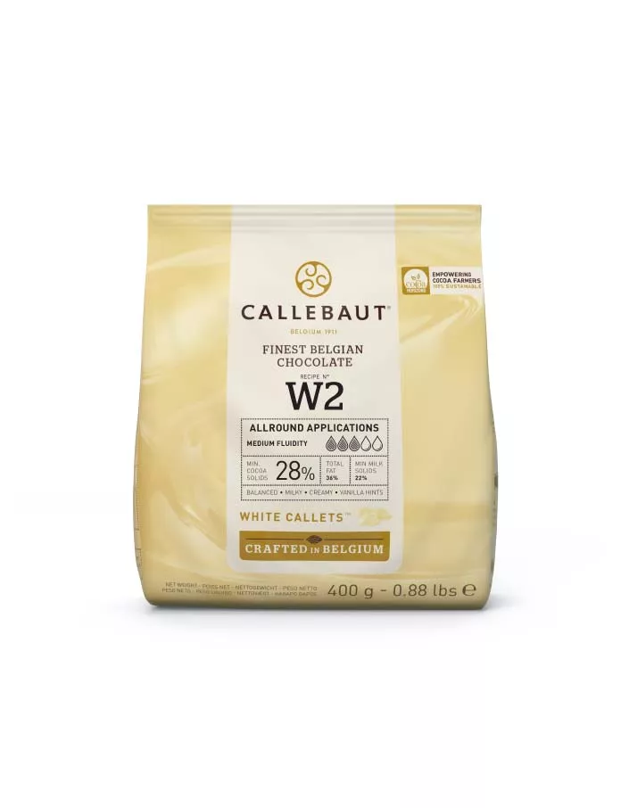 Шоколад белый Callebaut W2 (0,4 кг)