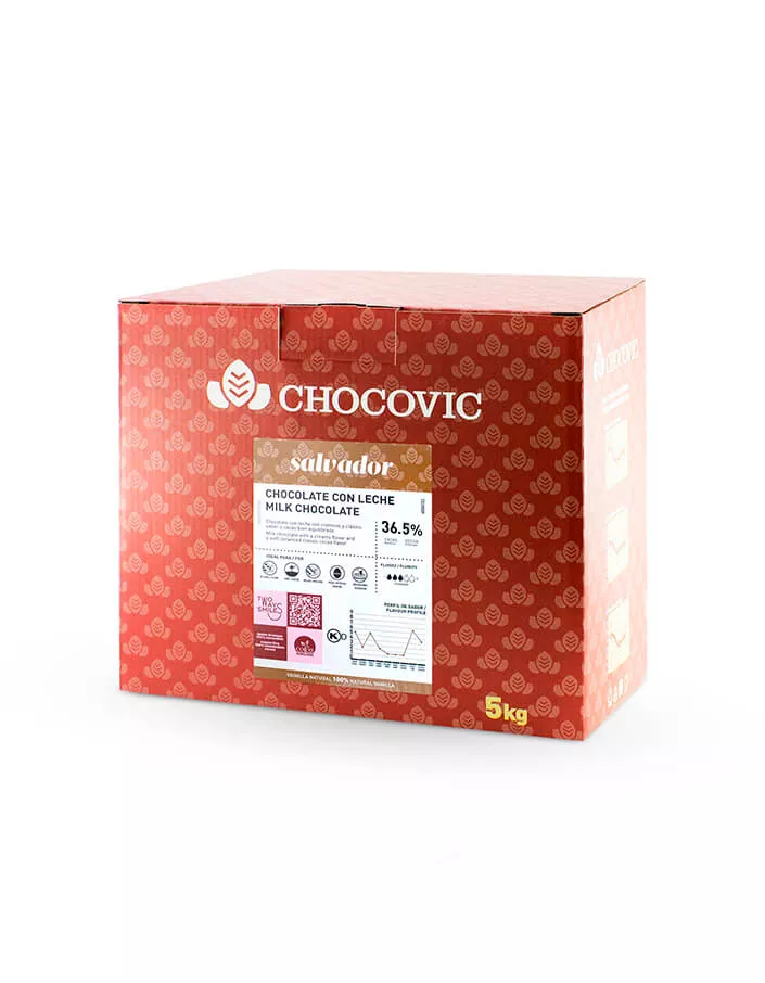 Шоколад молочный Chocovic Salvador 36,5% (5 кг)