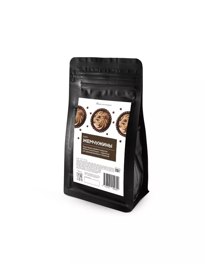 Crispearls Dark жемчужины Callebaut 0,2 кг