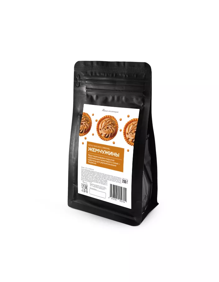 Crispearls Salted Caramel жемчужины Callebaut 0,2 кг