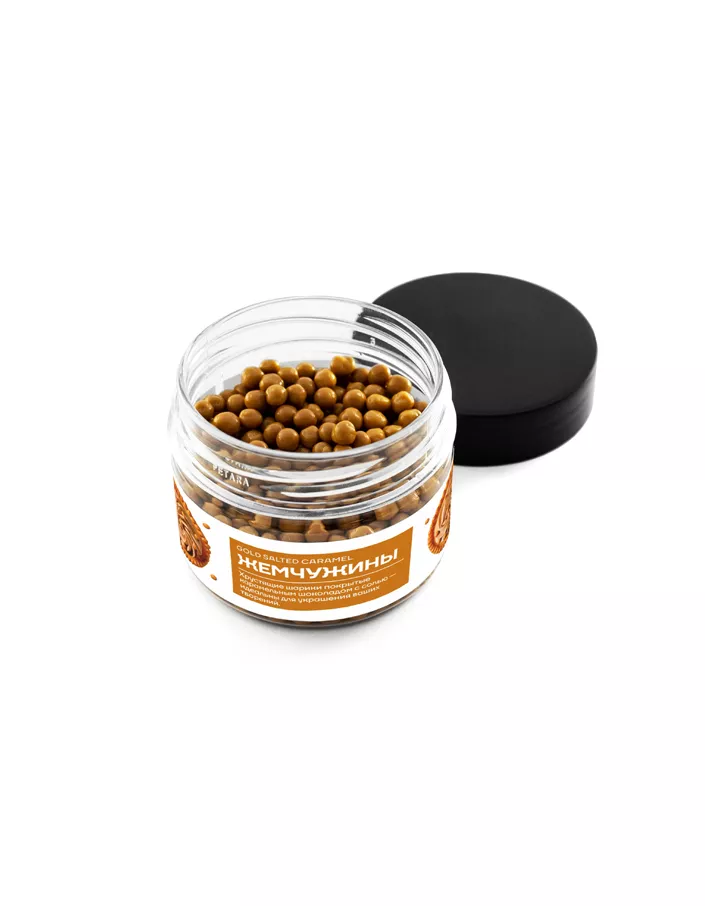 Crispearls Salted Caramel жемчужины Callebaut 50 г