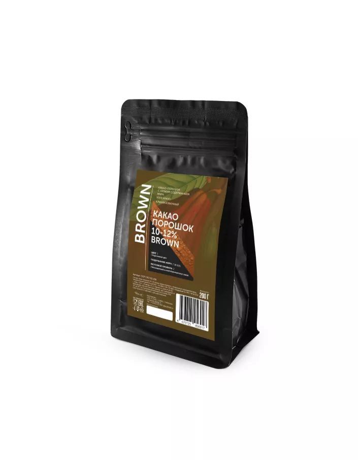 Какао порошок 10-12% Brown (0,2 кг)