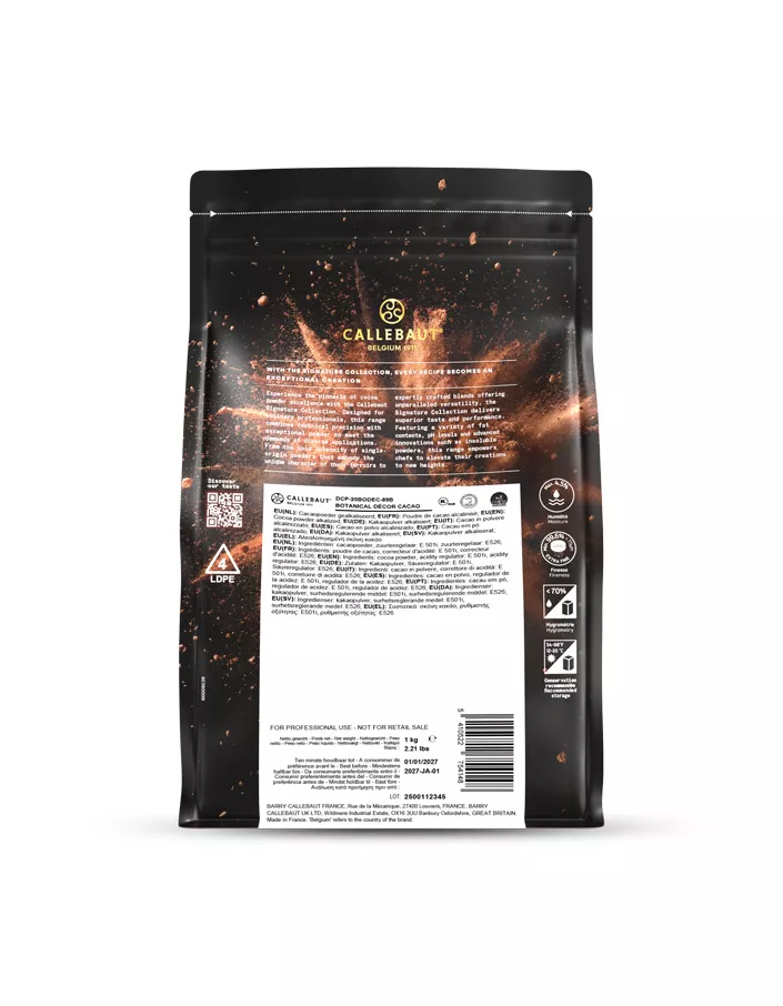 Какао порошок DECOR CACAO 20-22% Callebaut (1 кг)