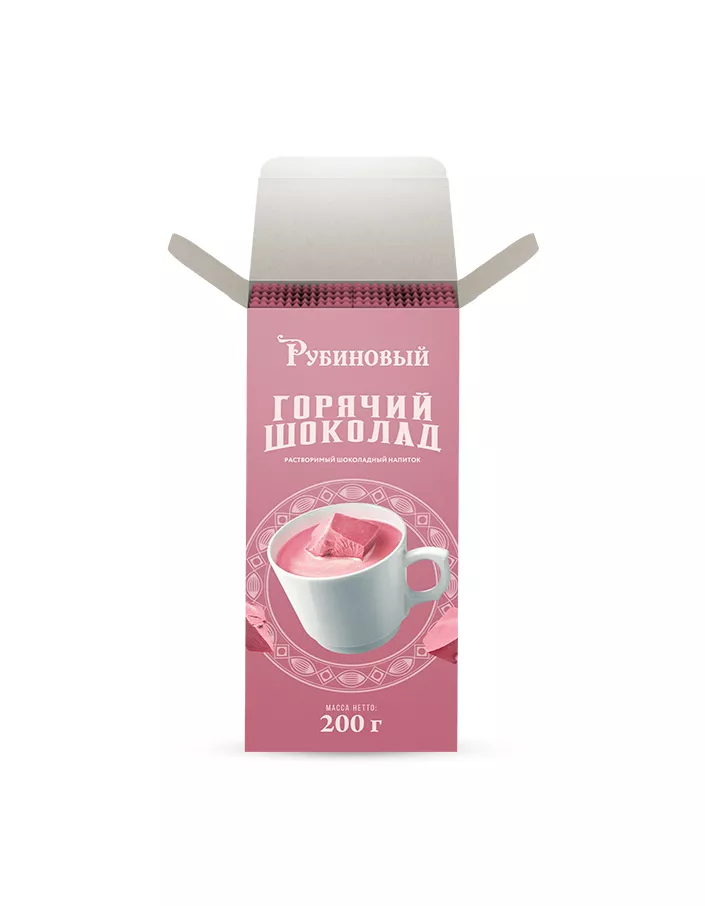 Горячий шоколад руби шоу-бокс 200г (20г*10шт)