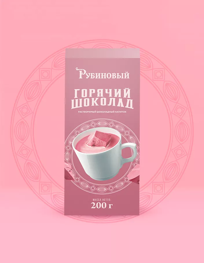 Горячий шоколад руби шоу-бокс 200г (20г*10шт)