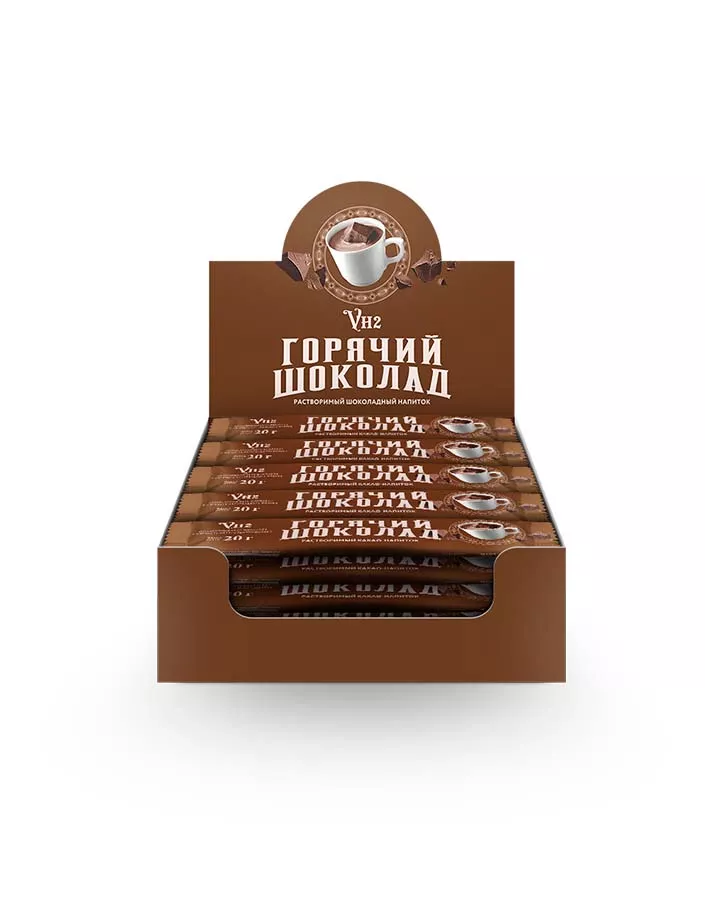 Горячий шоколад VH2 шоу-бокс 500г (20г*25шт)