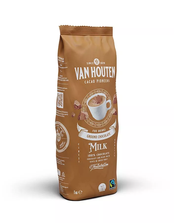Горячий шоколад Van Houten Ground Milk (1 кг)