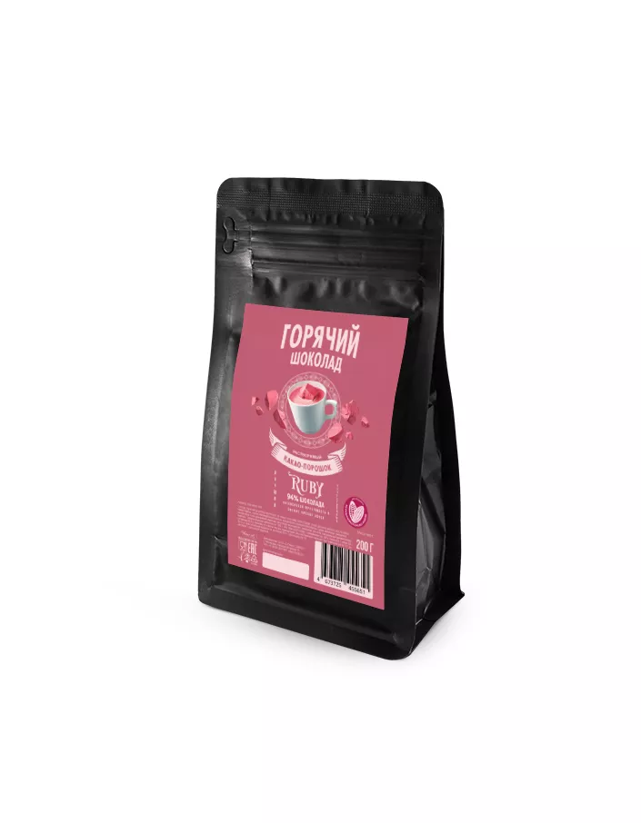 Горячий шоколад Van Houten Ground Ruby (0,2 кг)