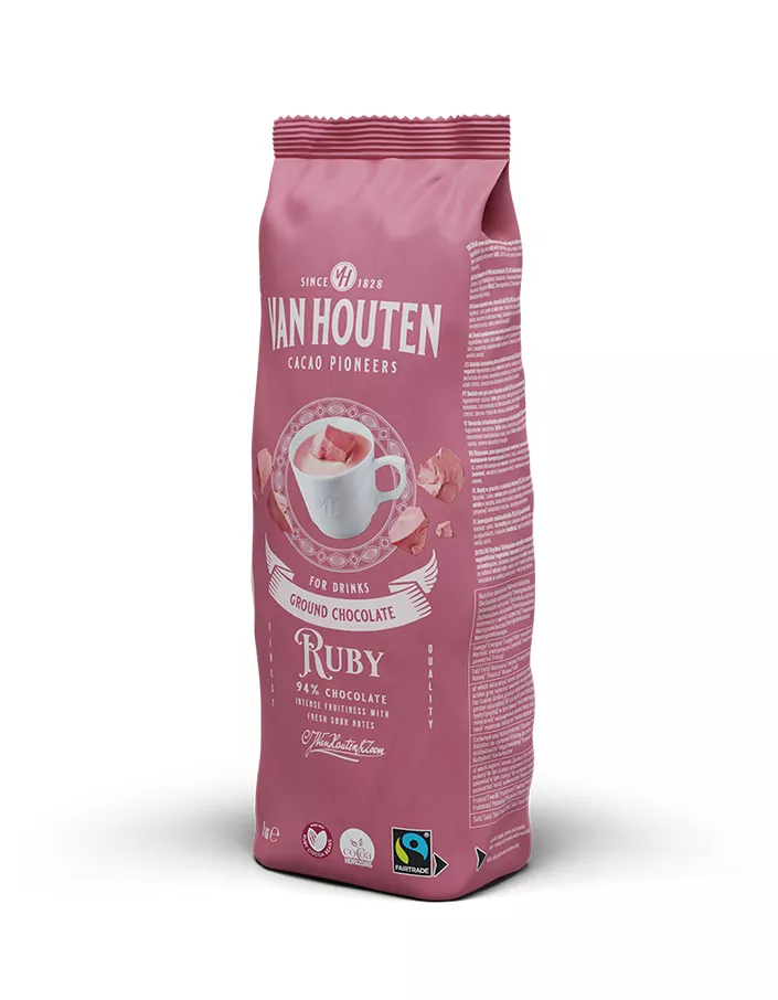 Горячий шоколад Van Houten Ground Ruby (1 кг)
