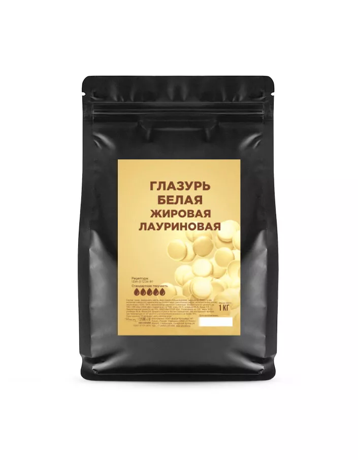 Глазурь жировая белая Sicao (1 кг)