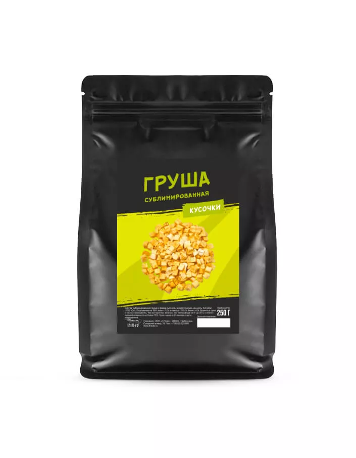 Груша сублимированная кусочки 7-10мм 250 г